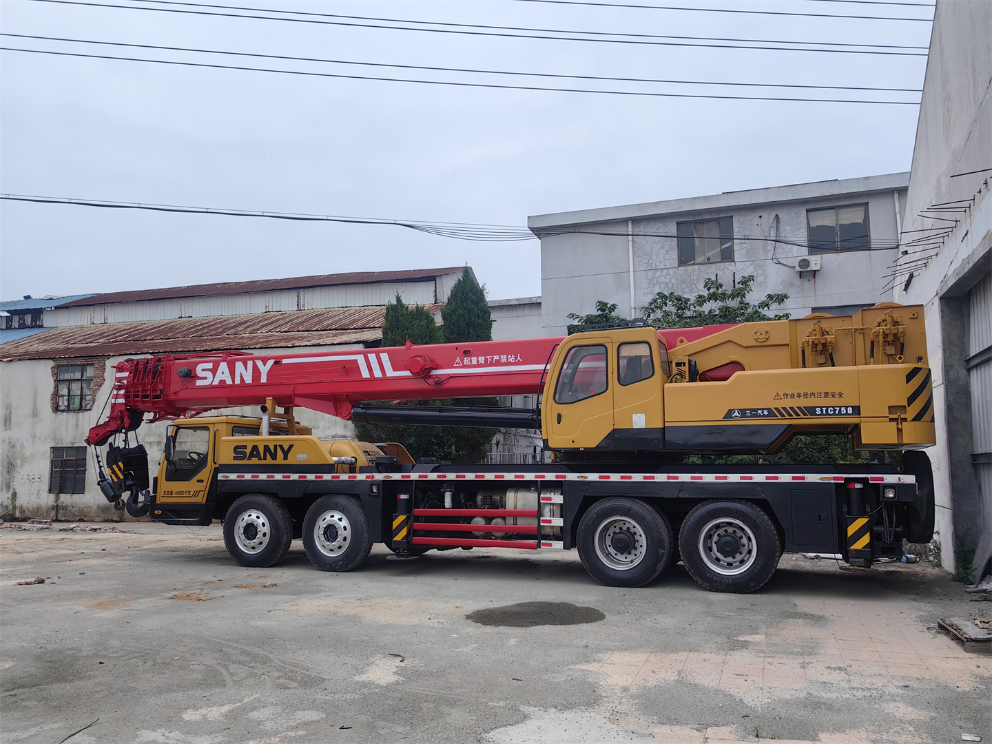 Used Sany STC750 75ton Crane