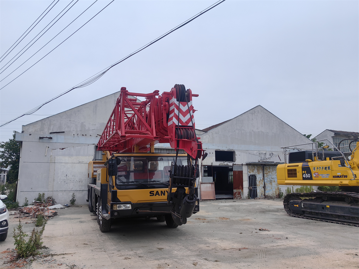 Used Sany STC750 75ton Crane