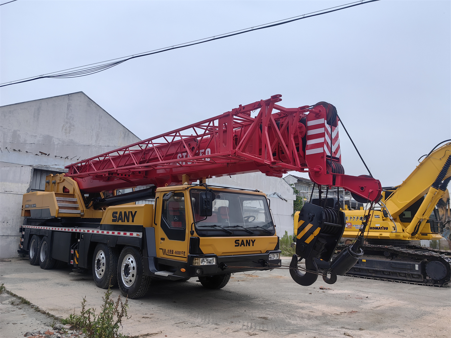 Used Sany STC750 75ton Crane