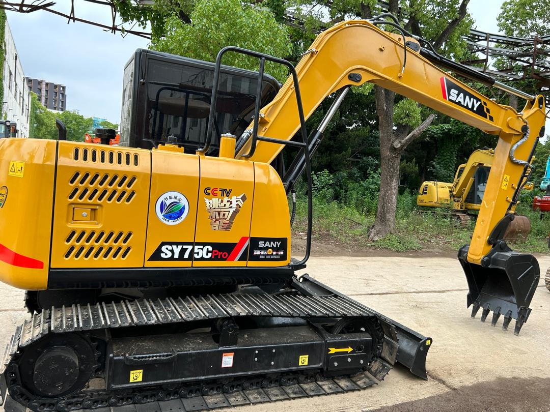 used sany excavator sy75c