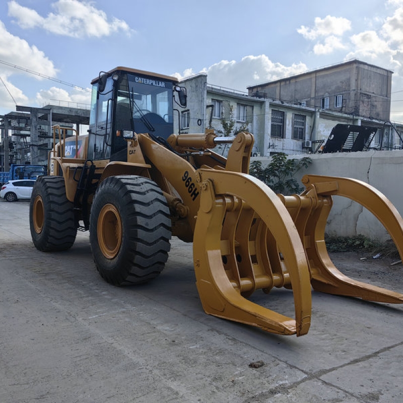 used loader cat 966h with clamp