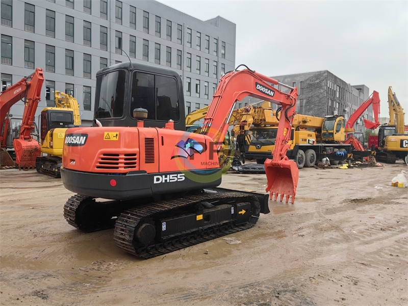 korea doosan excavator dh55 for sale