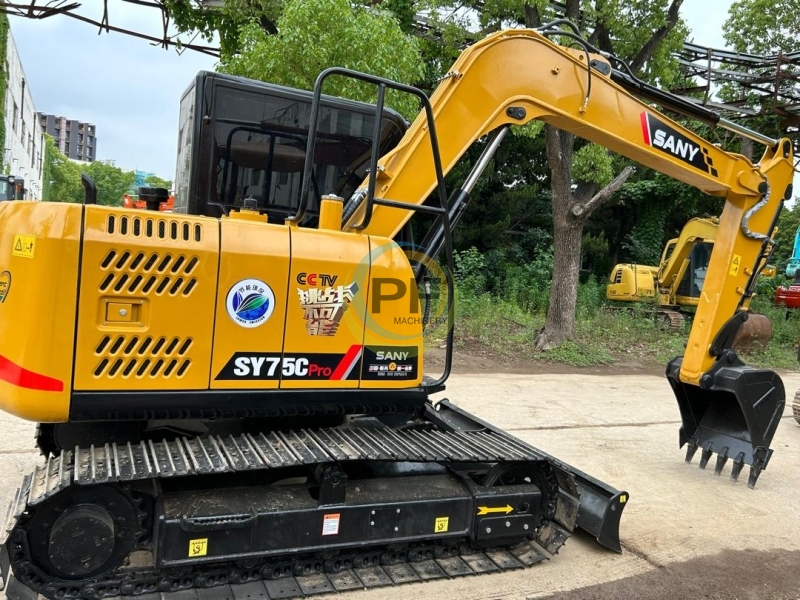 used sany excavator sy75c