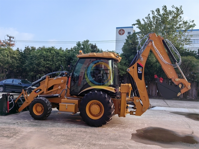 Cat 420f  backohe with extendable boom Multi-functional shovel bucket