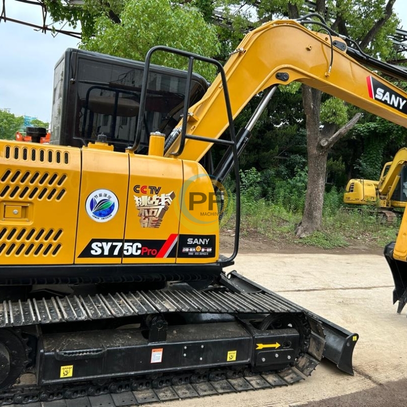 used sany excavator sy75c