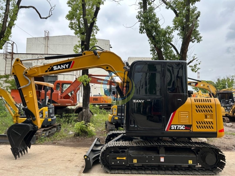 used sany excavator sy75c